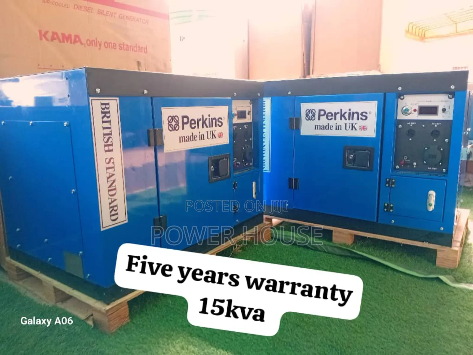 Gen Pro Elute 15kva 16500watts Diesel Perkins Generator