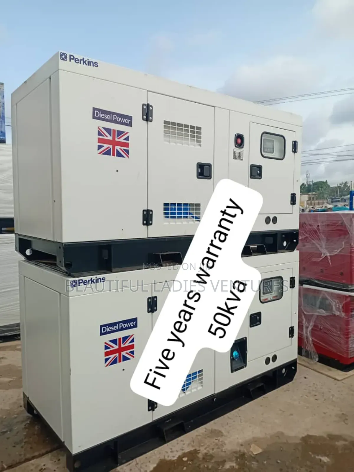 Full Bodied 50kw Perkins Uk Generator 50kw Diesel Perkins