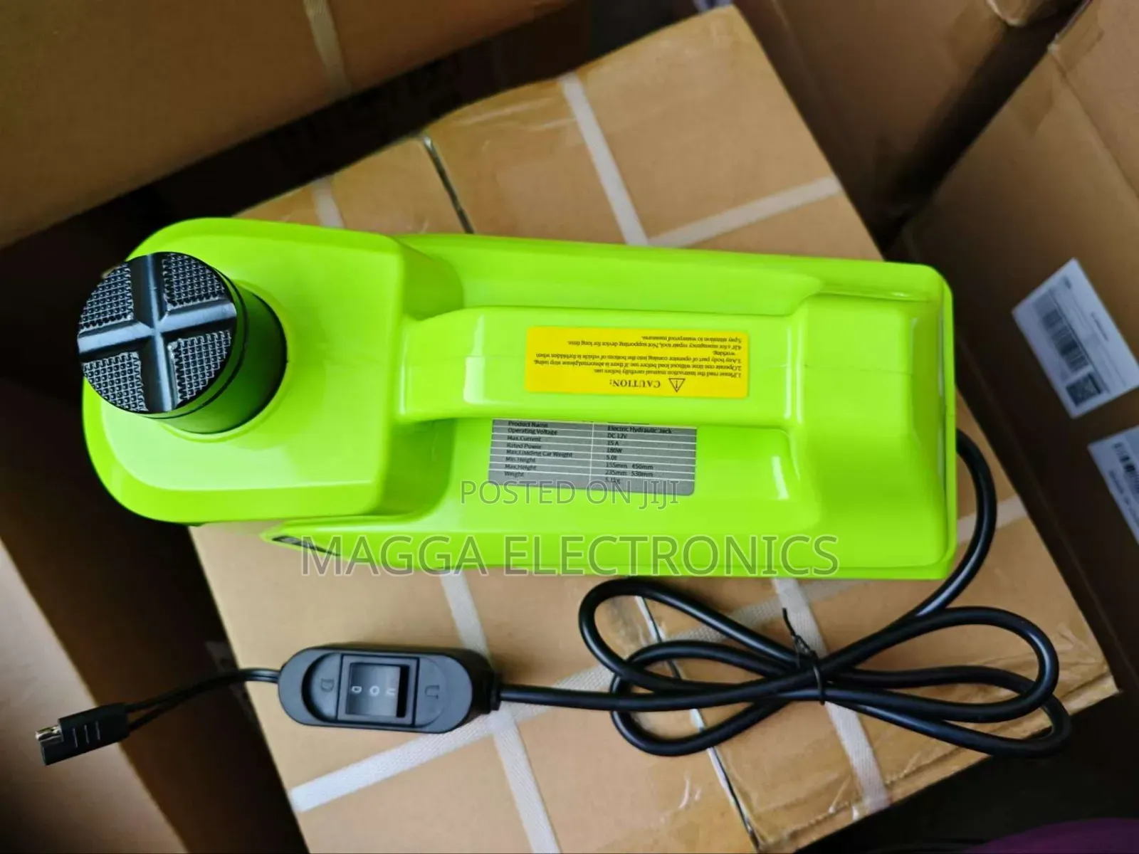 Electric Car Jack and Wrench Set