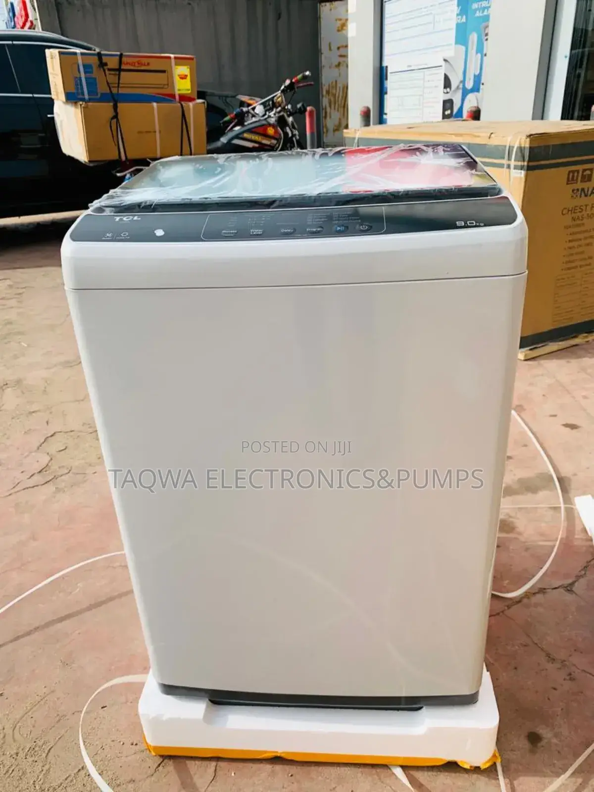 Top Loading Authentic TCL 9kg Fully Automatic Washing Machi