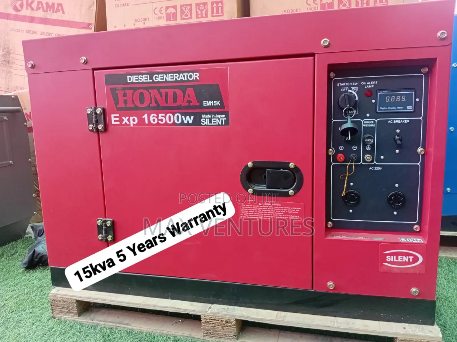 Very Low Noise Honda 15kva Diesel Power Generator