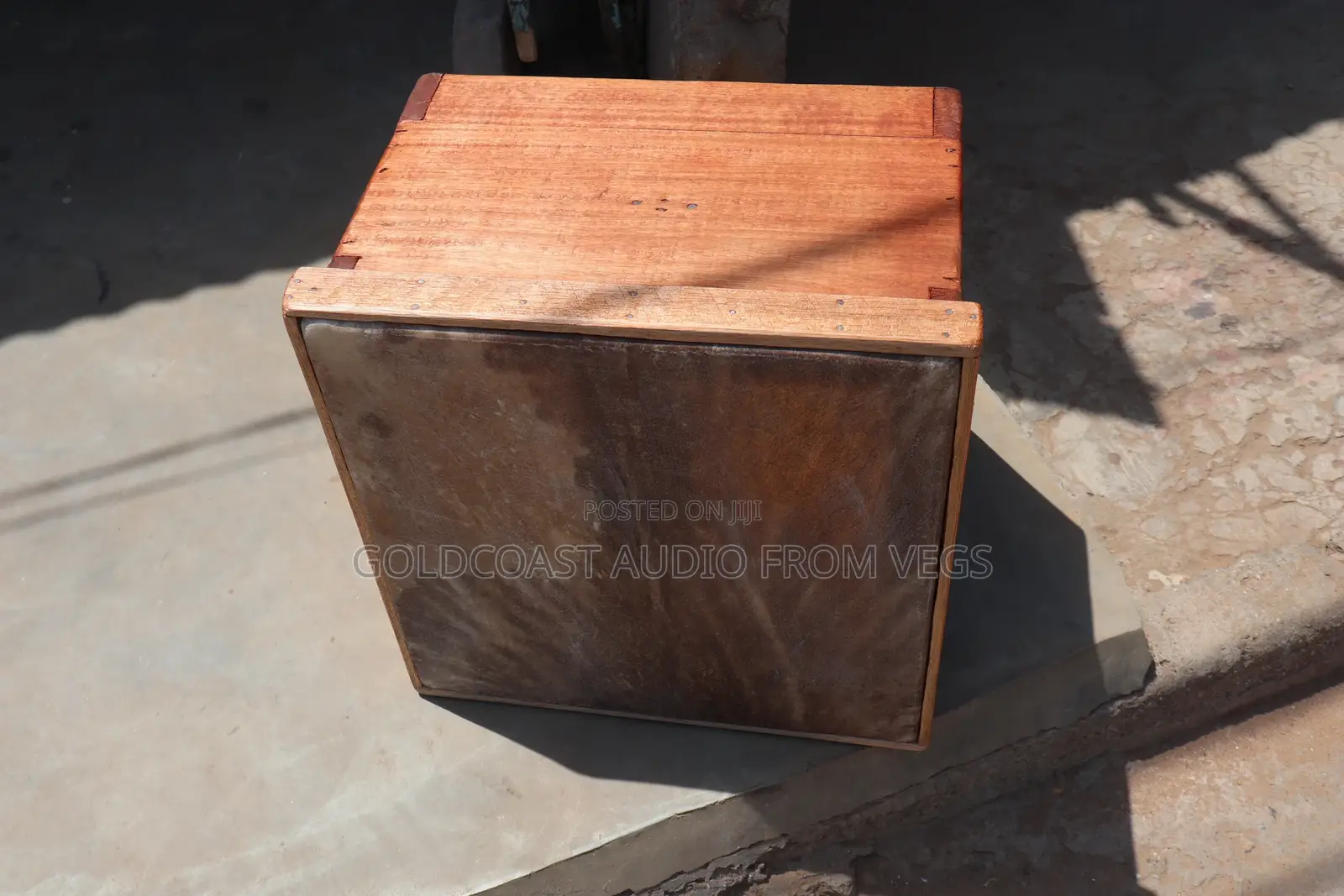 Gome Drum/ Box Drum (Stool Type)