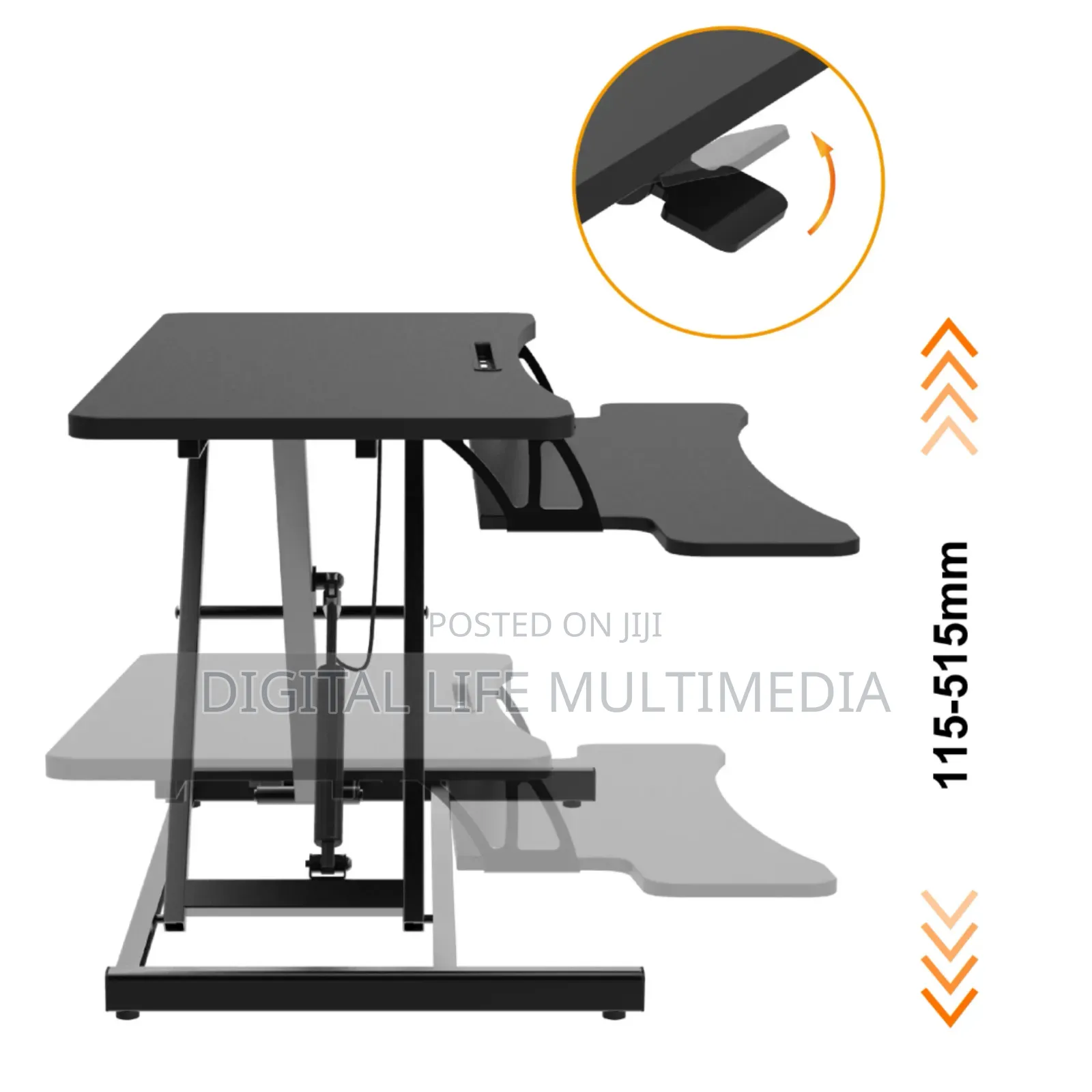 Dual Monitor Desktop Sit Stand Converter