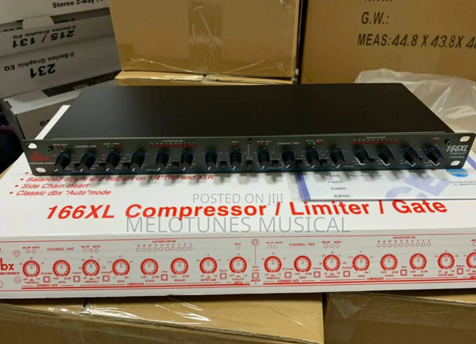 DBX 166xl Compressor/Limiter/Gate