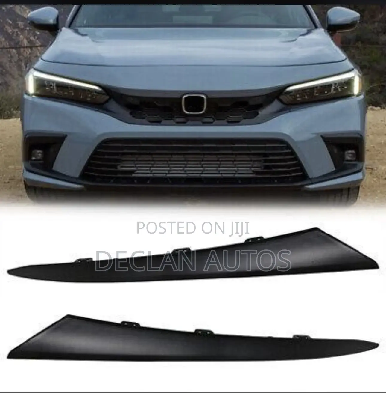 2023 Honda Civic Front Headlight Eyelid Molding Trim