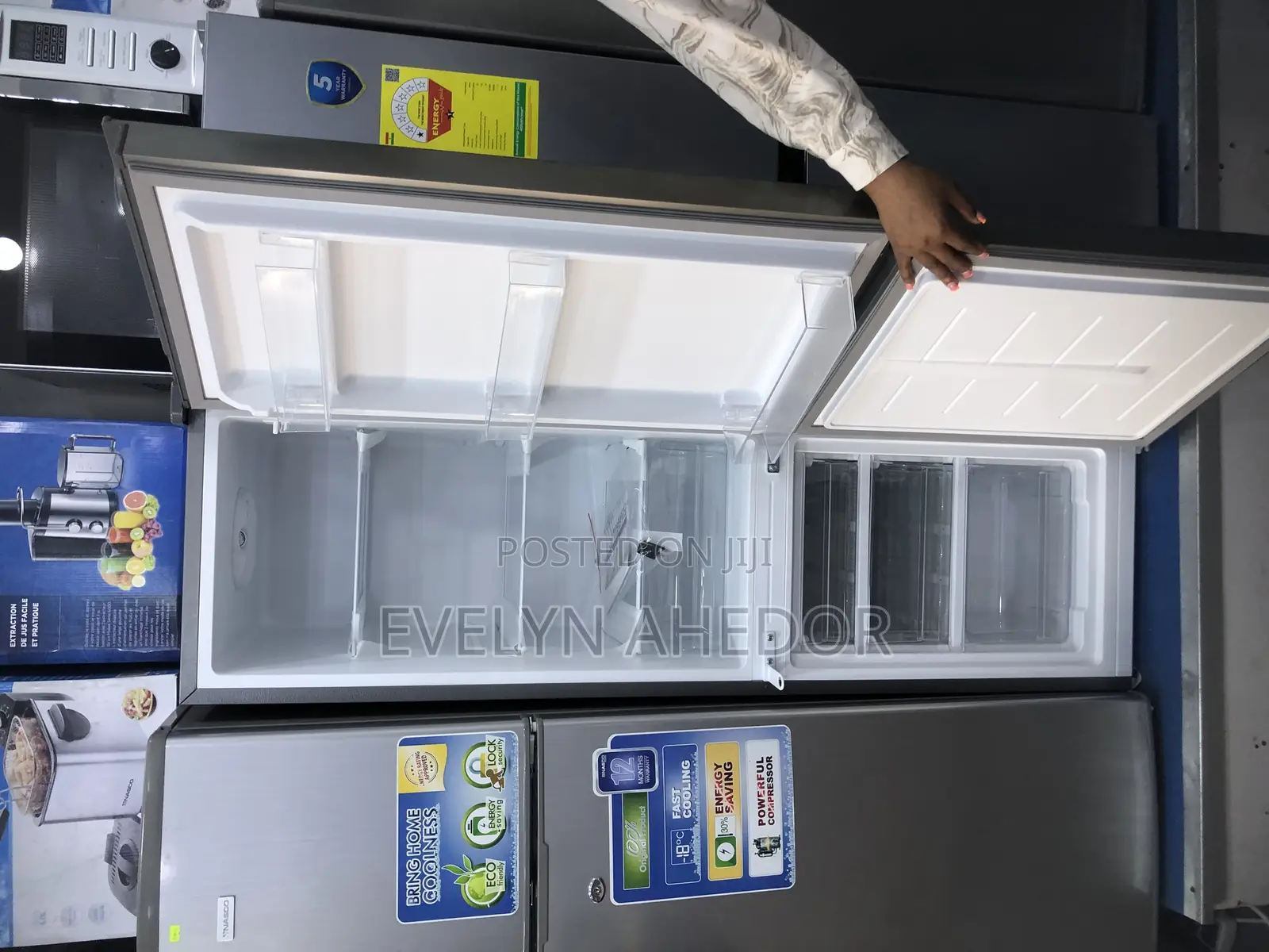 Neat Eco Friendly Nasco Bottom Freezer 170 Liters Available