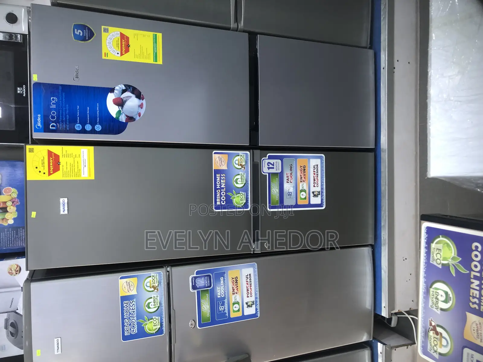 Neat Eco Friendly Nasco Bottom Freezer 170 Liters Available