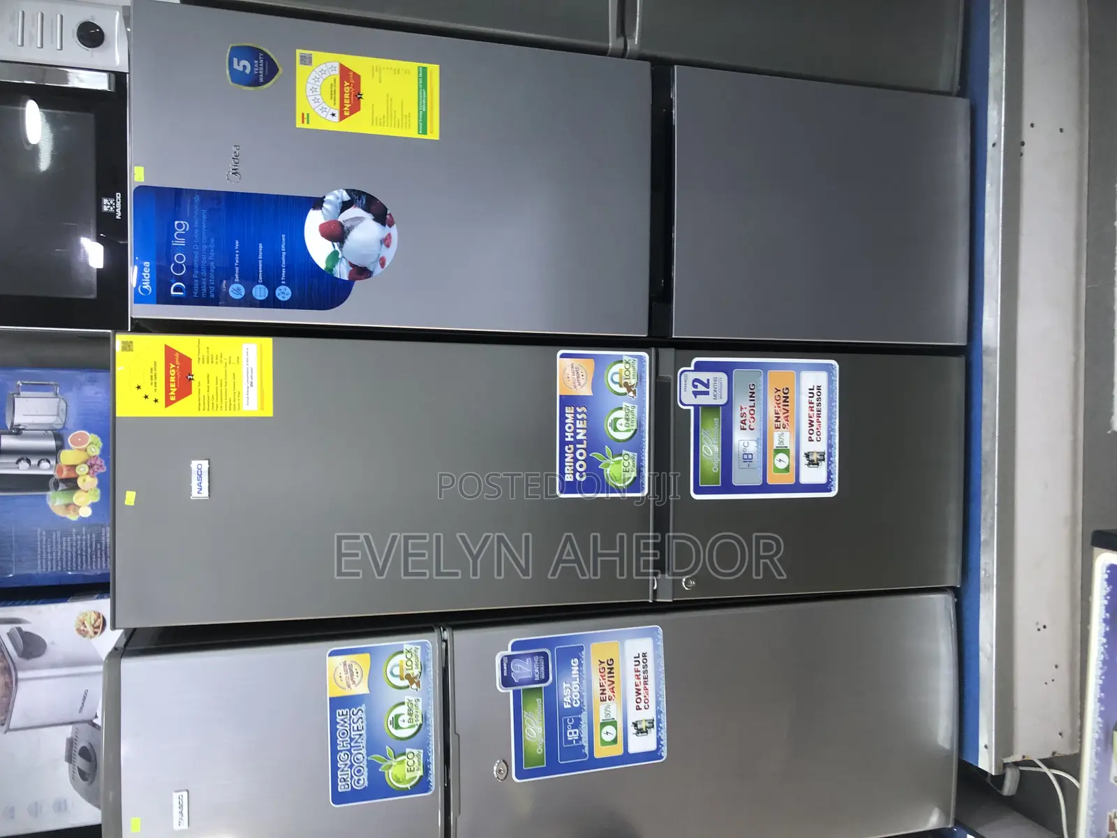 Neat Eco Friendly Nasco Bottom Freezer 170 Liters Available