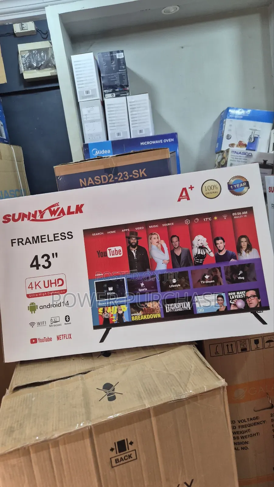 Designated Sunnywalk 43inches Android Television Ks-4380