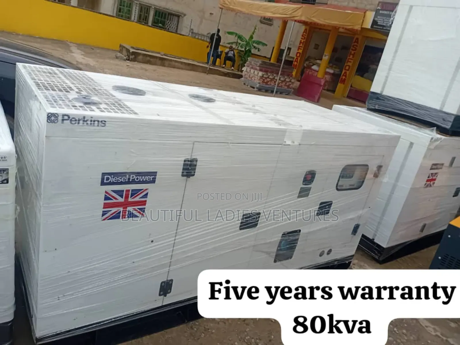 Minimal Fumes From 80kva Perkins Diesel Generator 80kva Gen