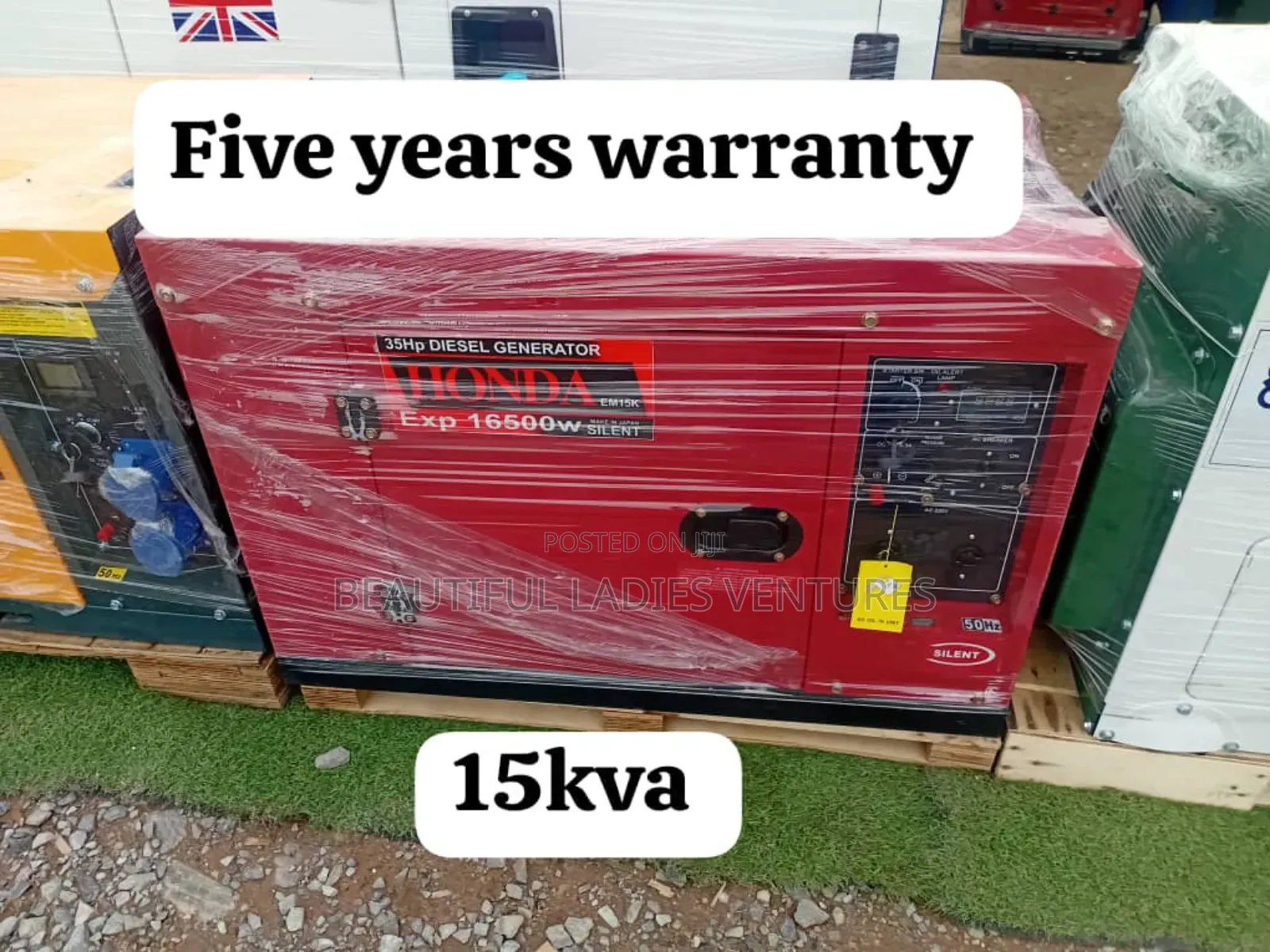 Large Fuel Capacity 15kva Honda 10kva Genset Honda