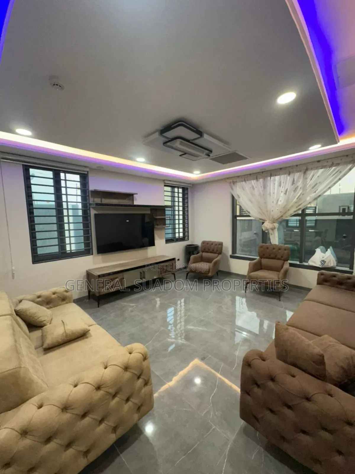 Furnished 4bdrm Duplex in Suadom Properties, Tseaddo for rent
