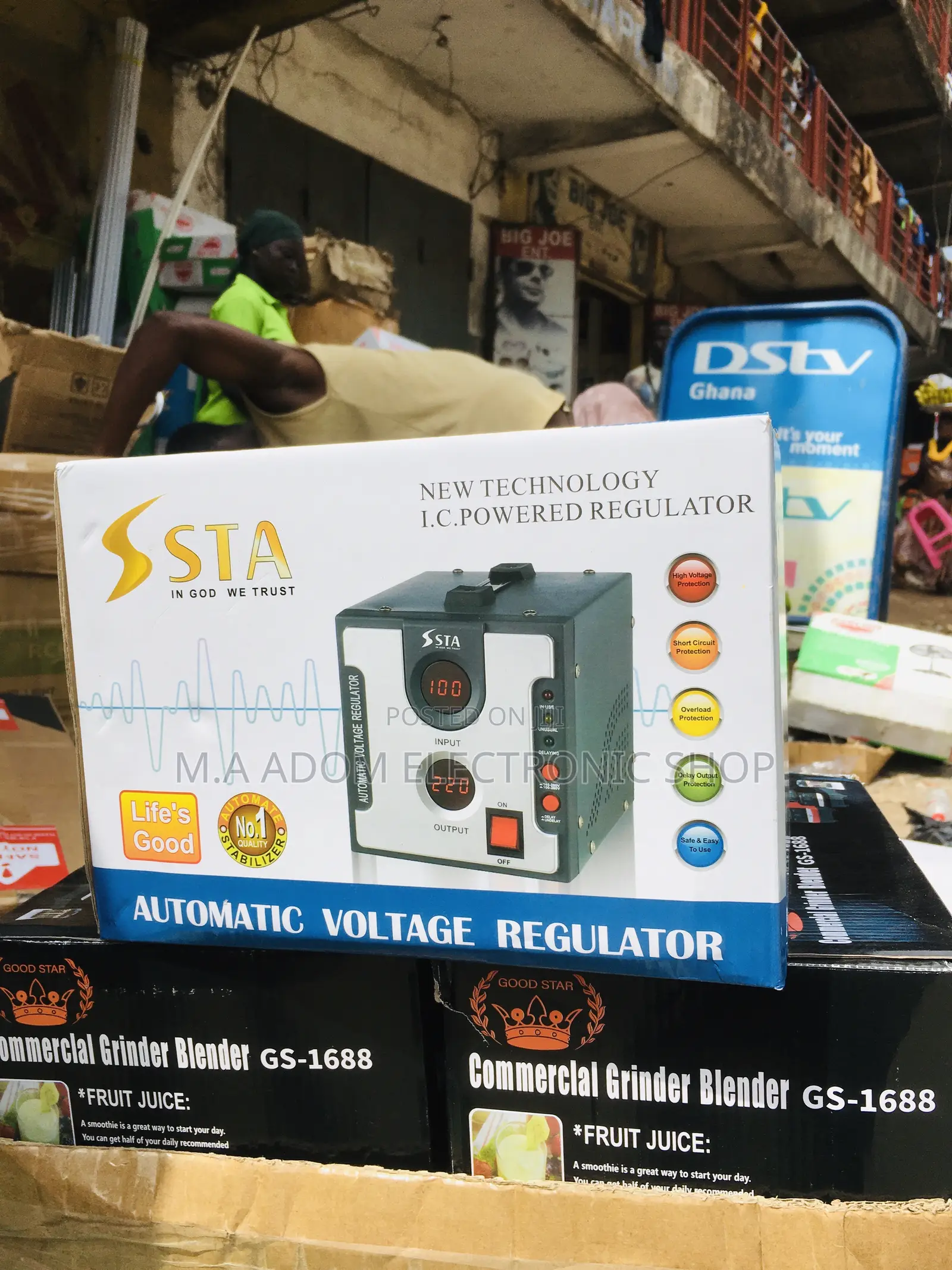 Sta 2000v Regulator With on Off Botton
