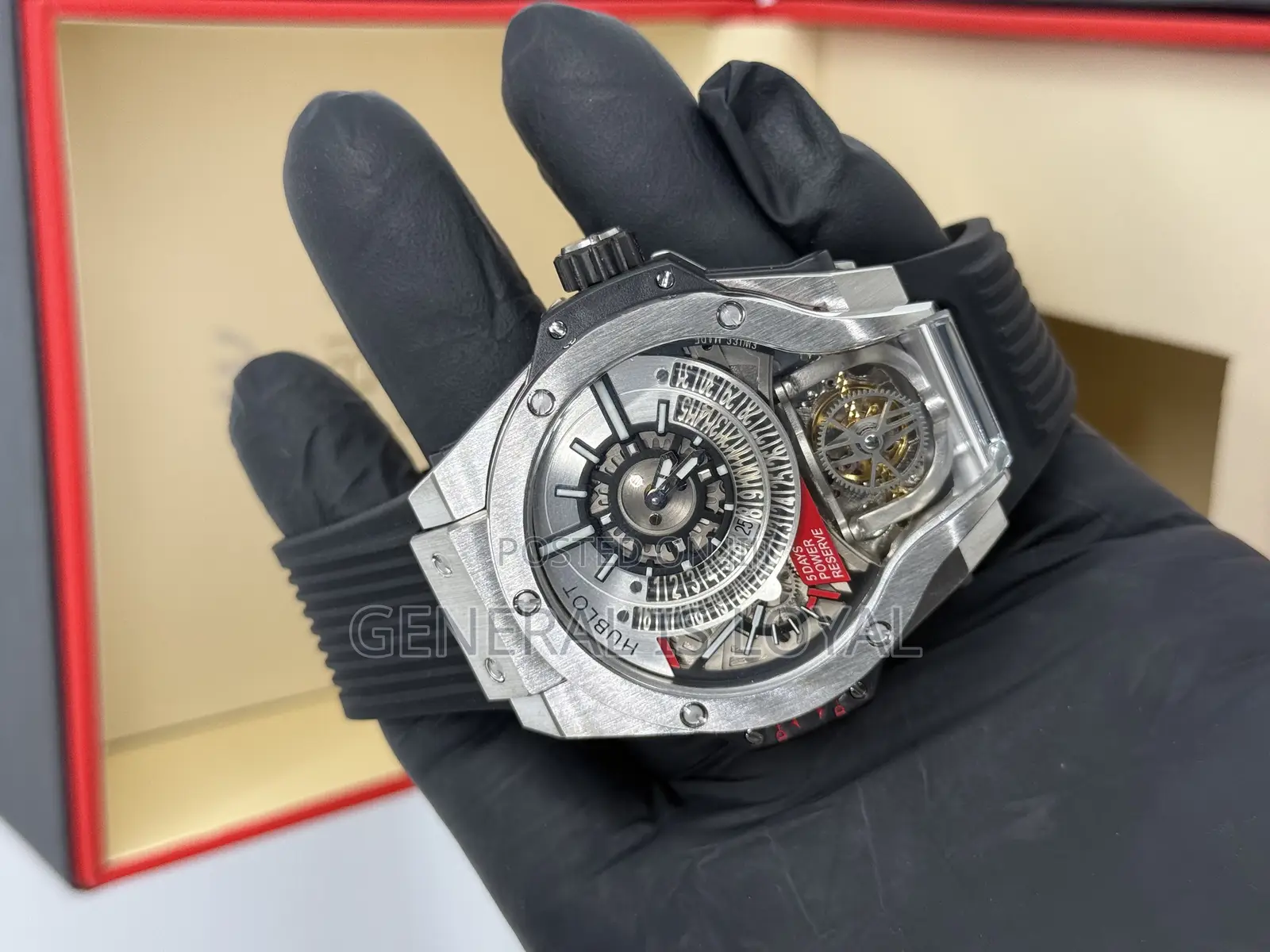 Hublot Tourbillon Bi-Axis Titanium Watch