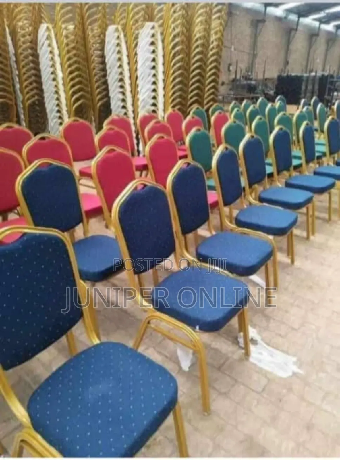 Auditorium Chair Red Blue