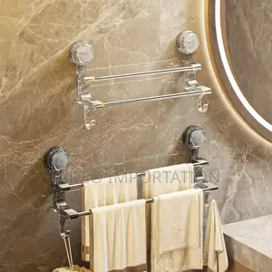 Luxury Bathroom Towel Rack With Double Rods