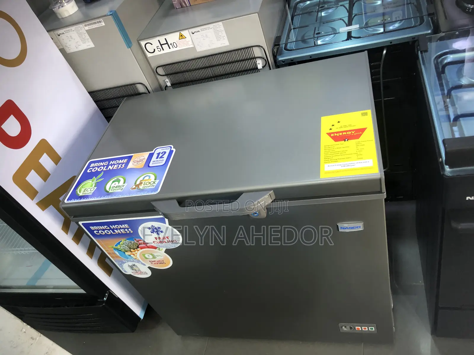 Affordable Kitchen Appliance Nasco Chest Freezer 195 Liters