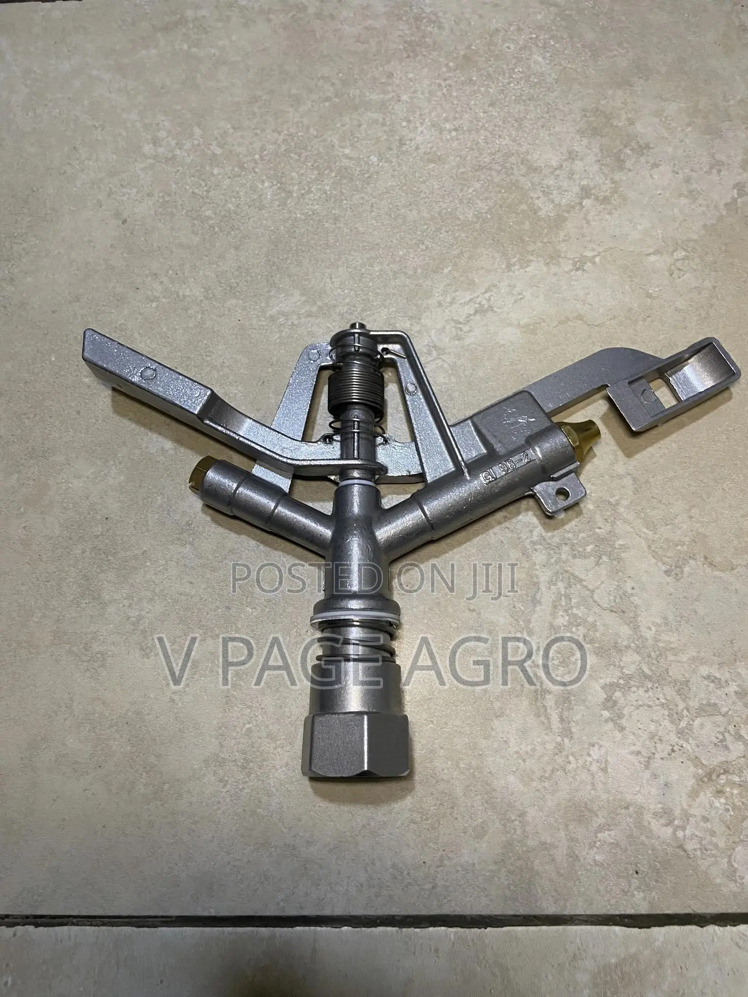 High Pressure Chrome Impact Sprinkler