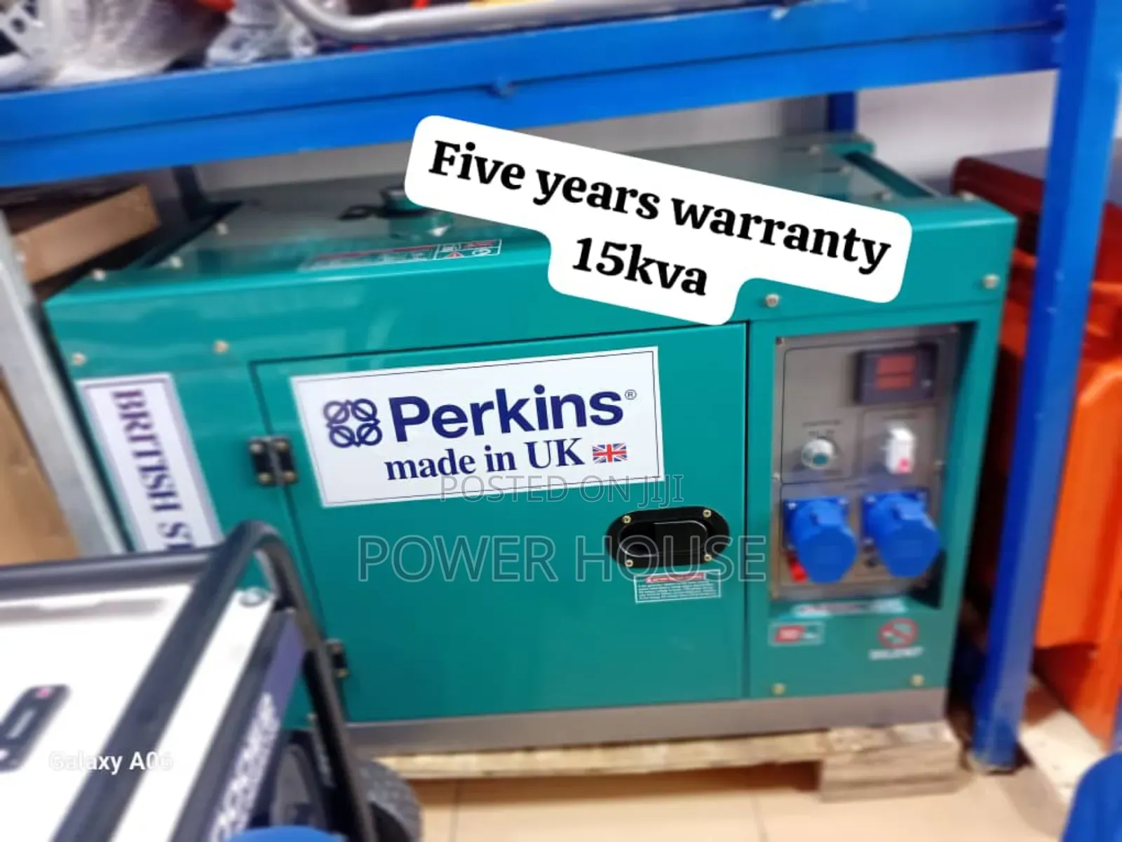 Diesel Powered 15kva 16500watts Perkins