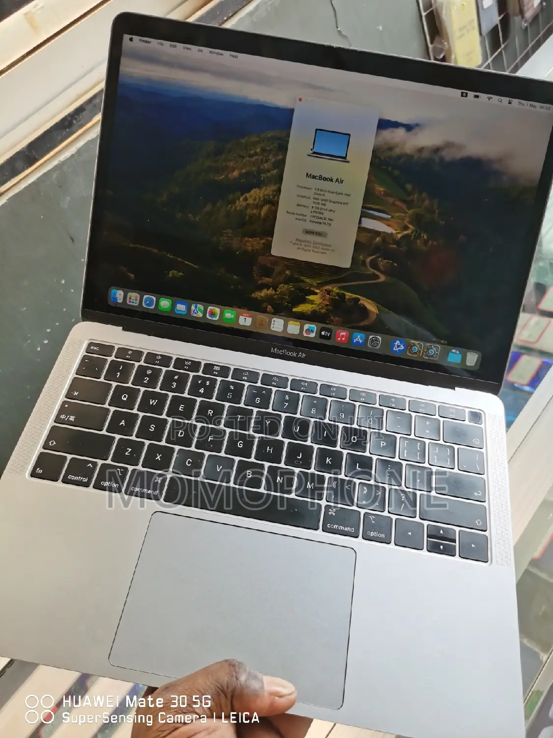 Laptop Apple MacBook Air 2019 8GB Intel Core i5 SSHD+SSD 256GB