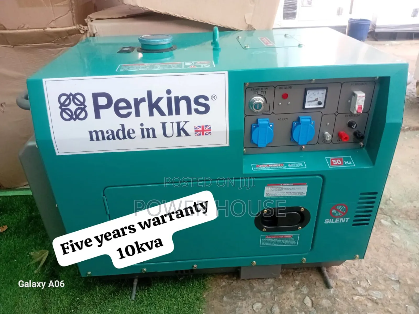 Rugged Perkins Diesel Generator 10kva