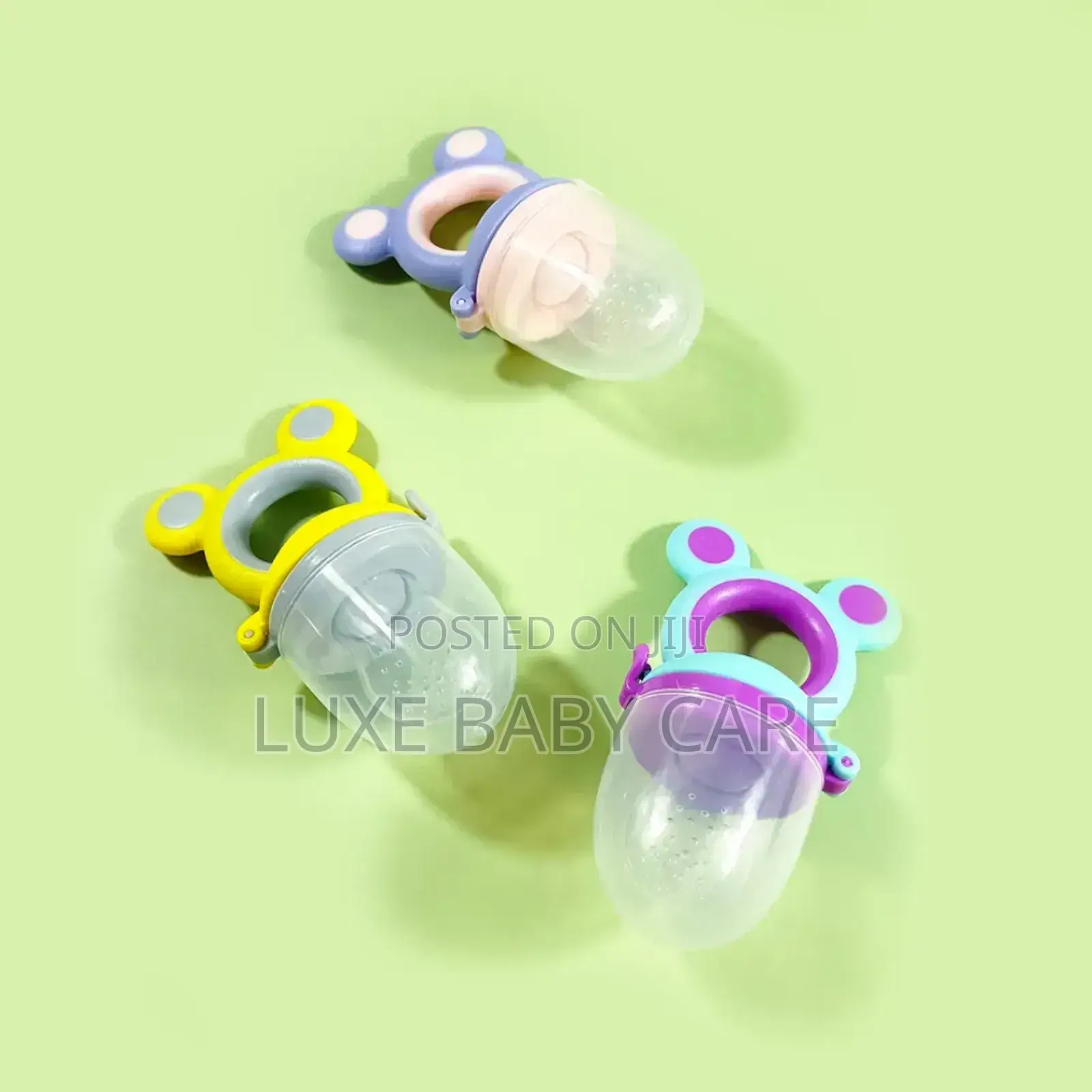 Baby Silicone Food Feeder Fruit Nibbler Cartoon Shape