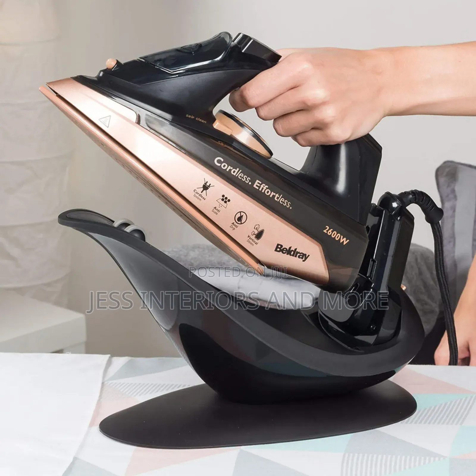 Beldray 2-in-1 Cordless Handheld Steam Iron