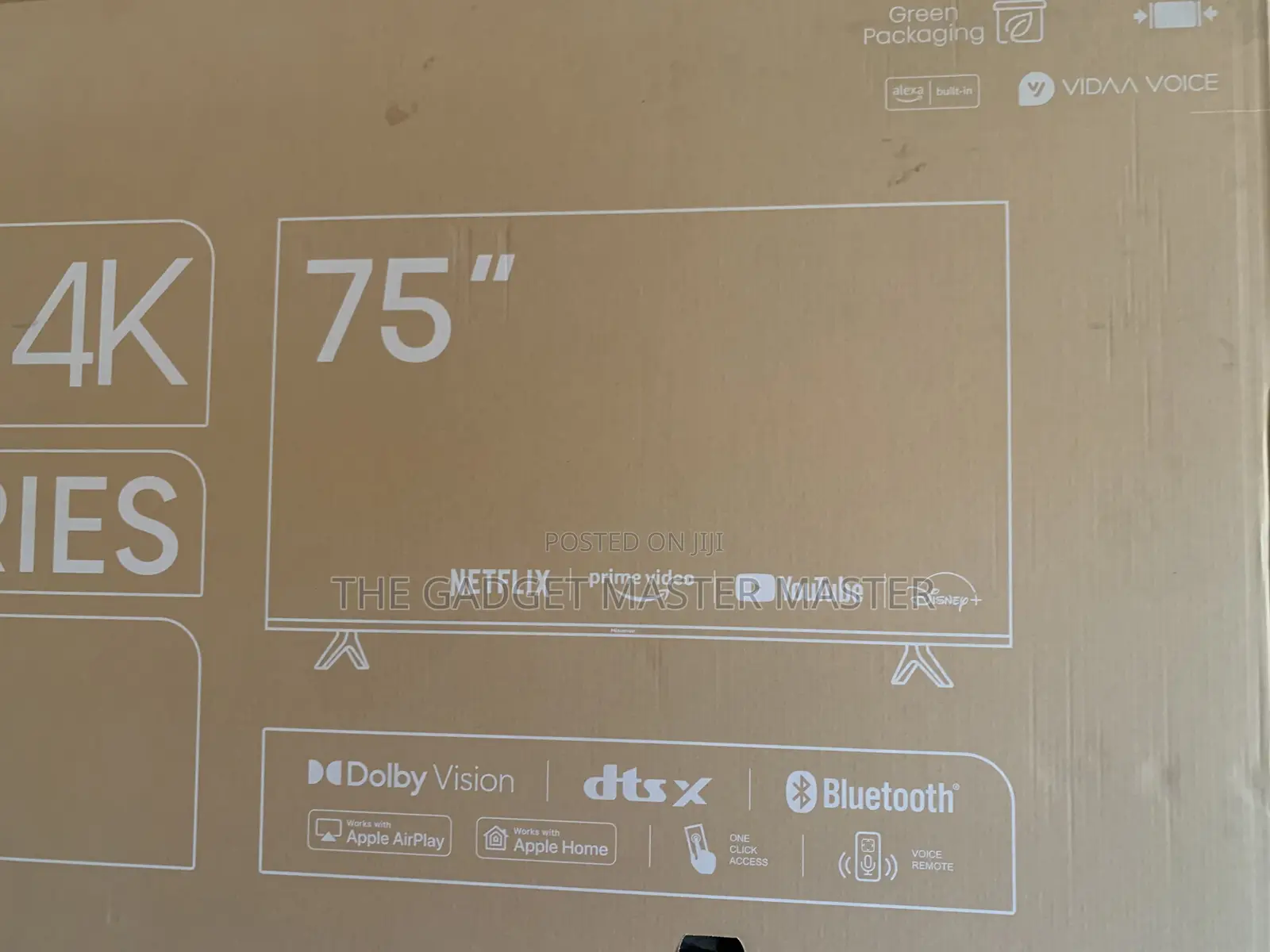 Hisense 75” Class A6 Series Uhd Smart Google Tv