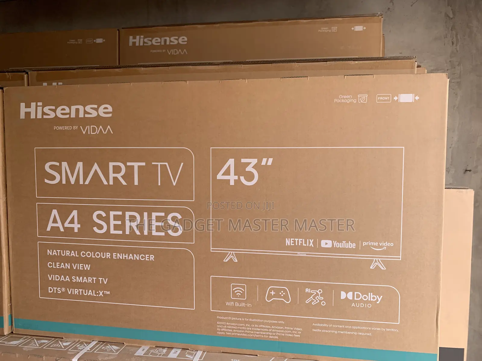 43" A4 Series Hisense Smart Led Google Tv