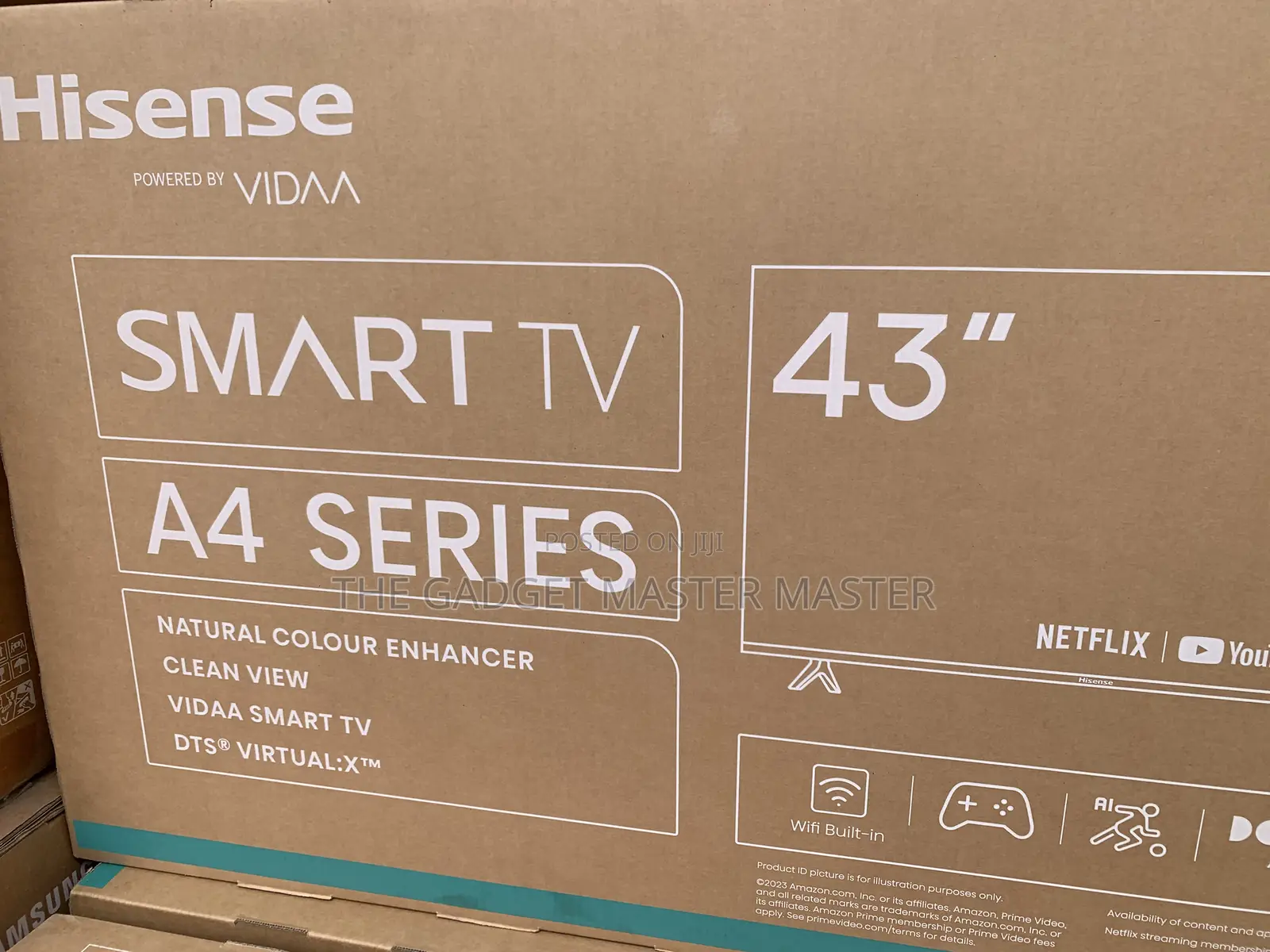 43" A4 Series Hisense Smart Led Google Tv