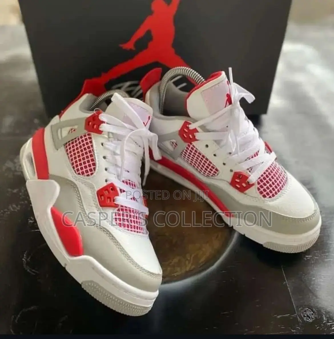 Air Jordan 4 “ Red White Grey “