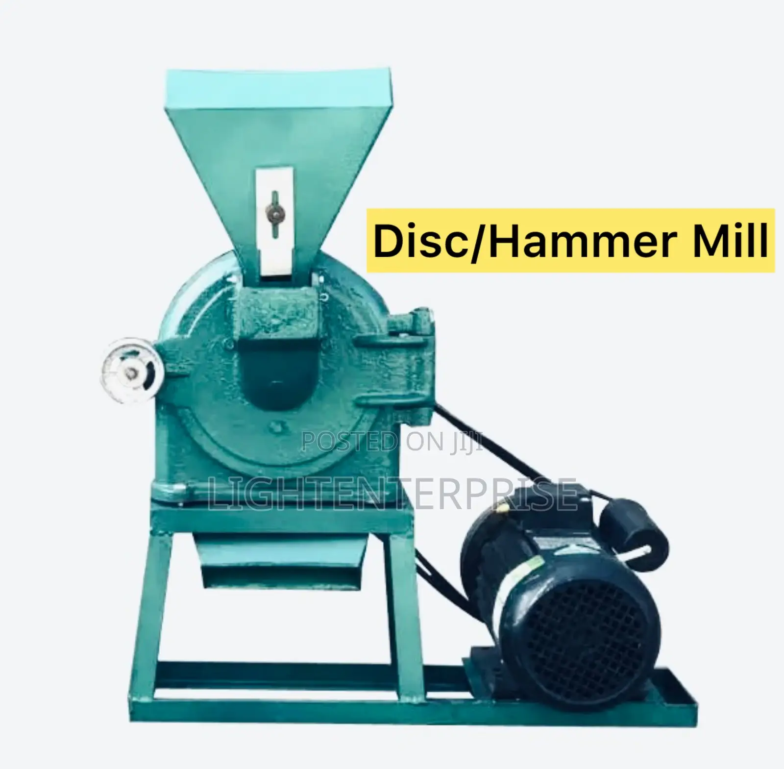 Disc/Hammer Mill With Electric Motor