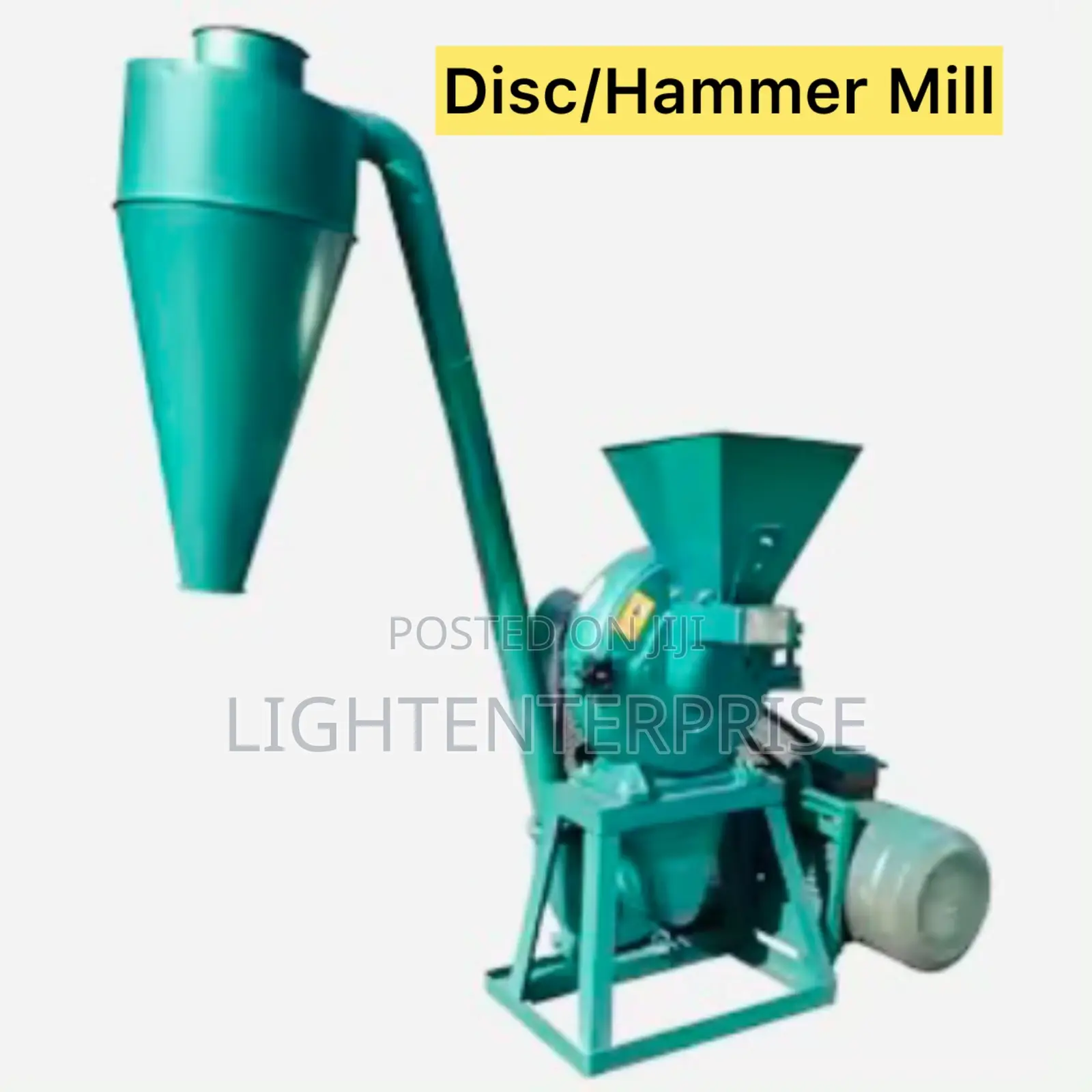 Disc/Hammer Mill With Electric Motor