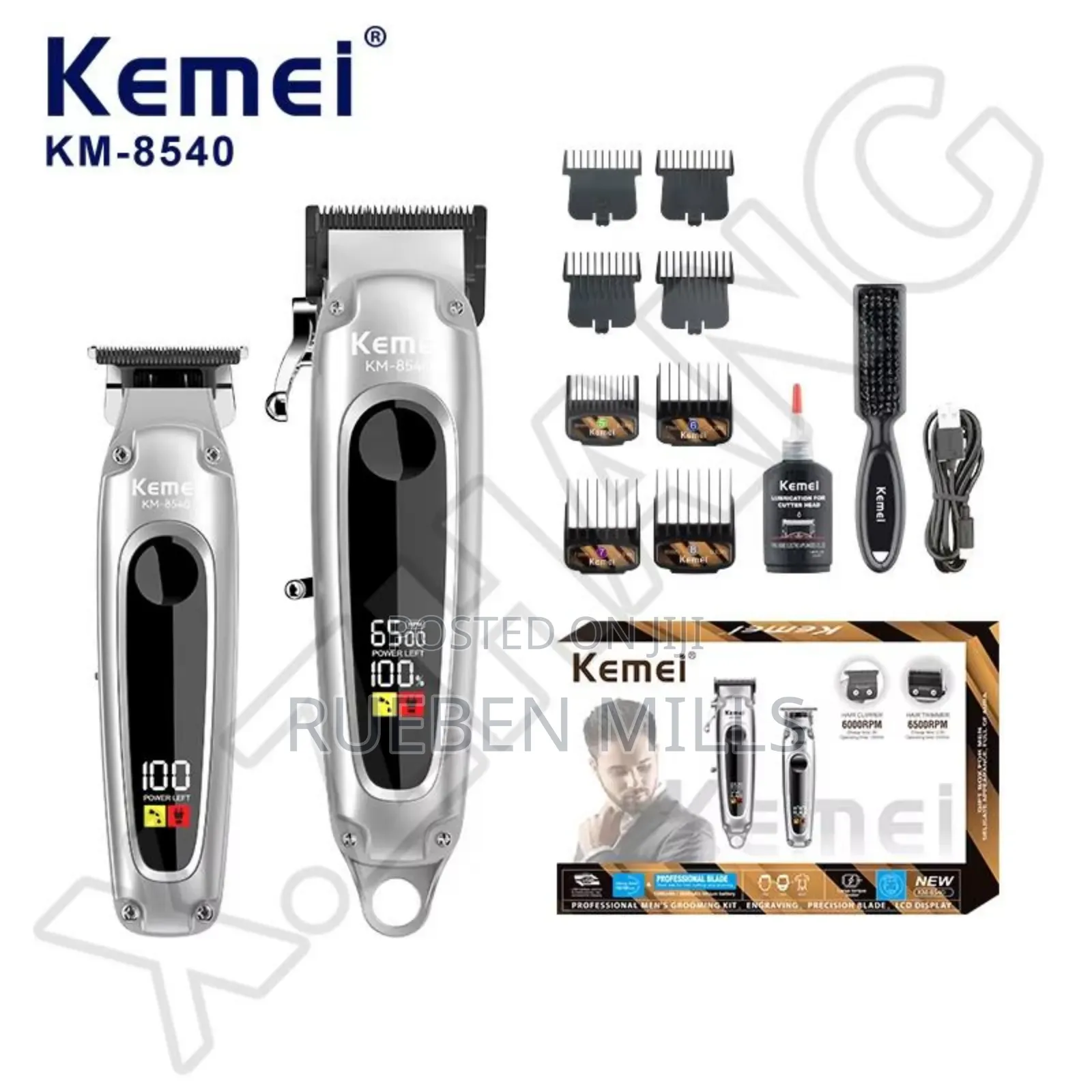 New Release Kemei Km-8540 Stylish 2 in 1 Barbering Machine