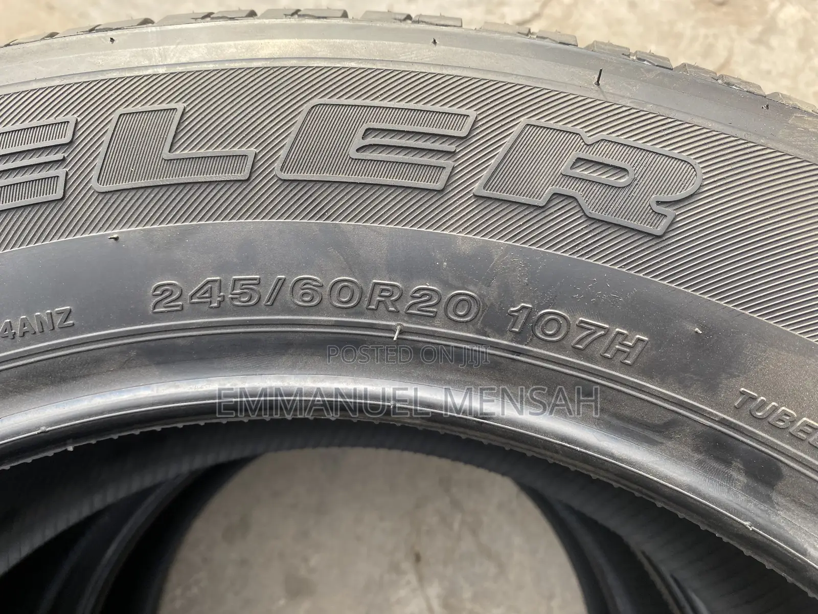 245/60r20 Bridgestone Tubeless Tire | High Performance