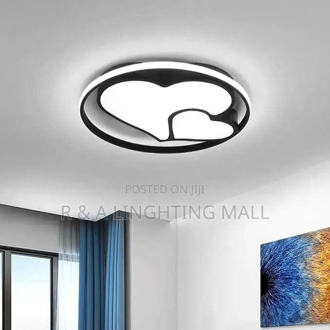 Ceiling Light Double-Heart Ceiling Light Bedroom Living 36w