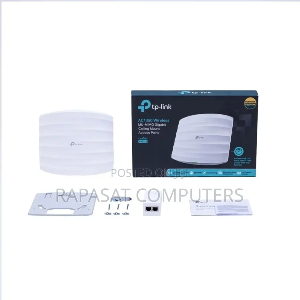 Tp-Link Eap225 Ac1350 Ceilingmount Dualband Wifi Accesspoint