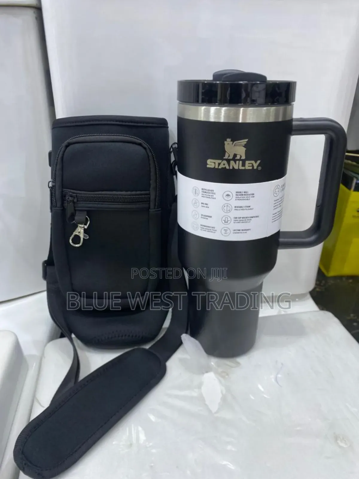 Stanley Cup Black With Bag _ Stanley Cup And Black Bag