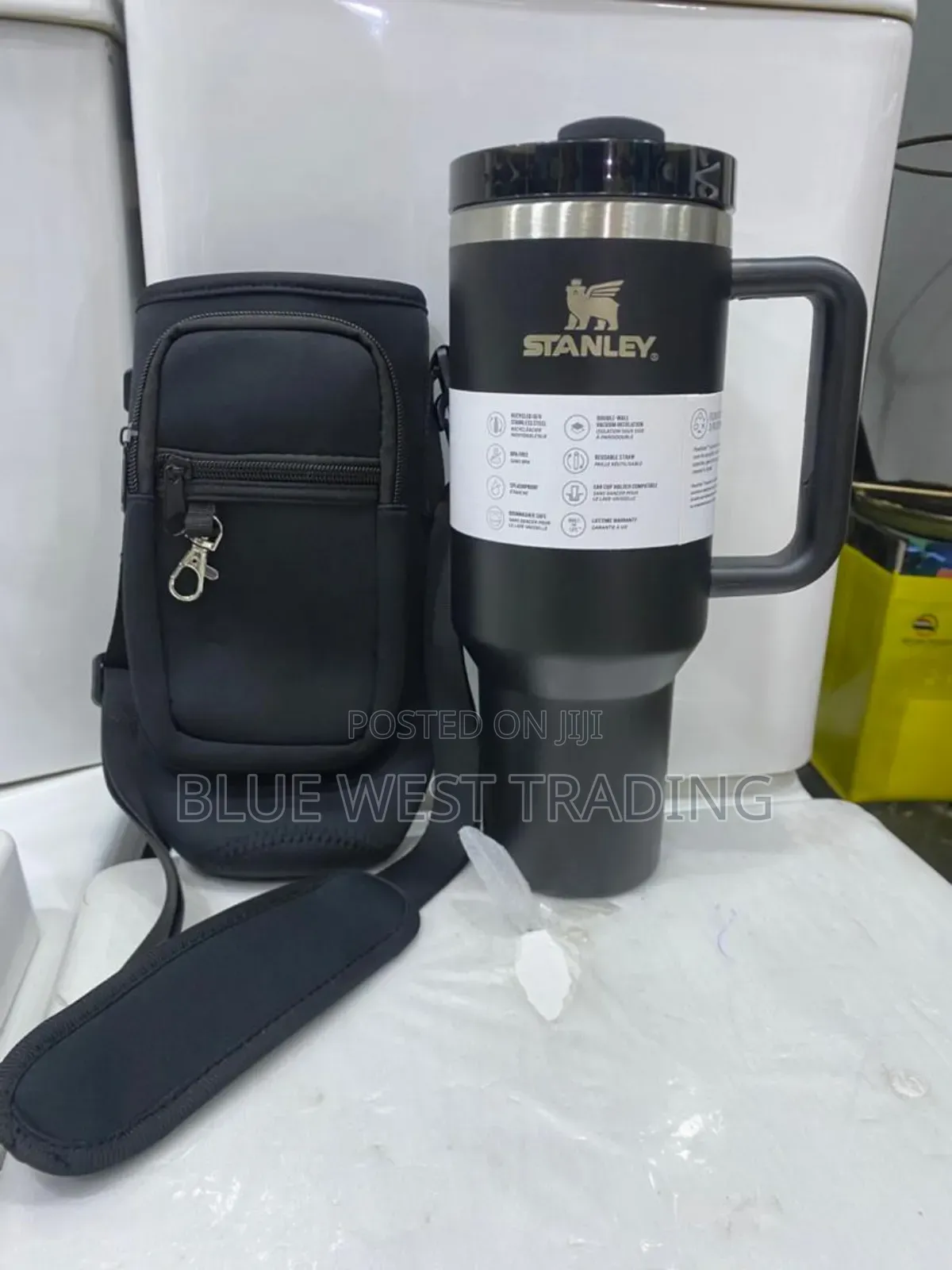 Stanley Cup Black With Bag _ Stanley Cup And Black Bag