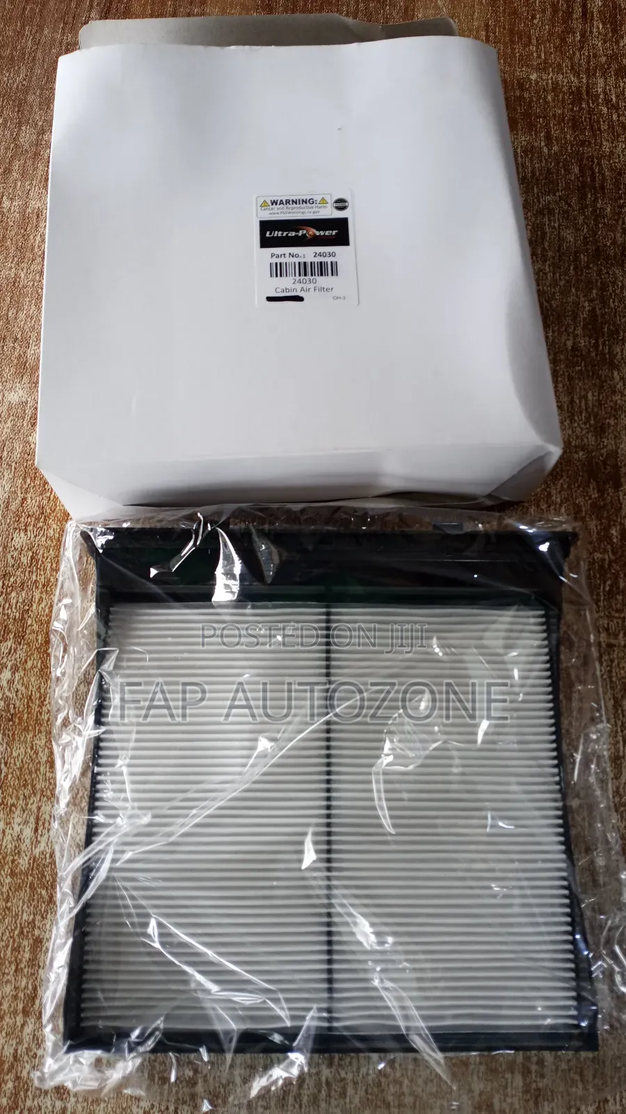 10341. Original Ultra Power Air Filter Imported From Usa