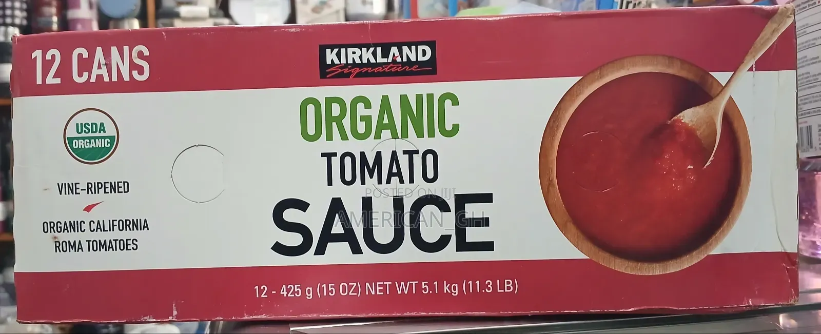 Kirkland Tomato Sauce, 12 Cans, 5.1kg