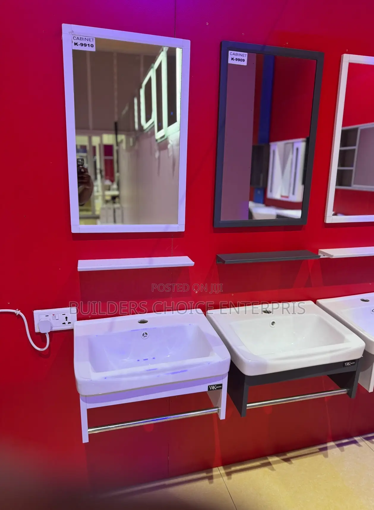 Basin Mirror With Shelve