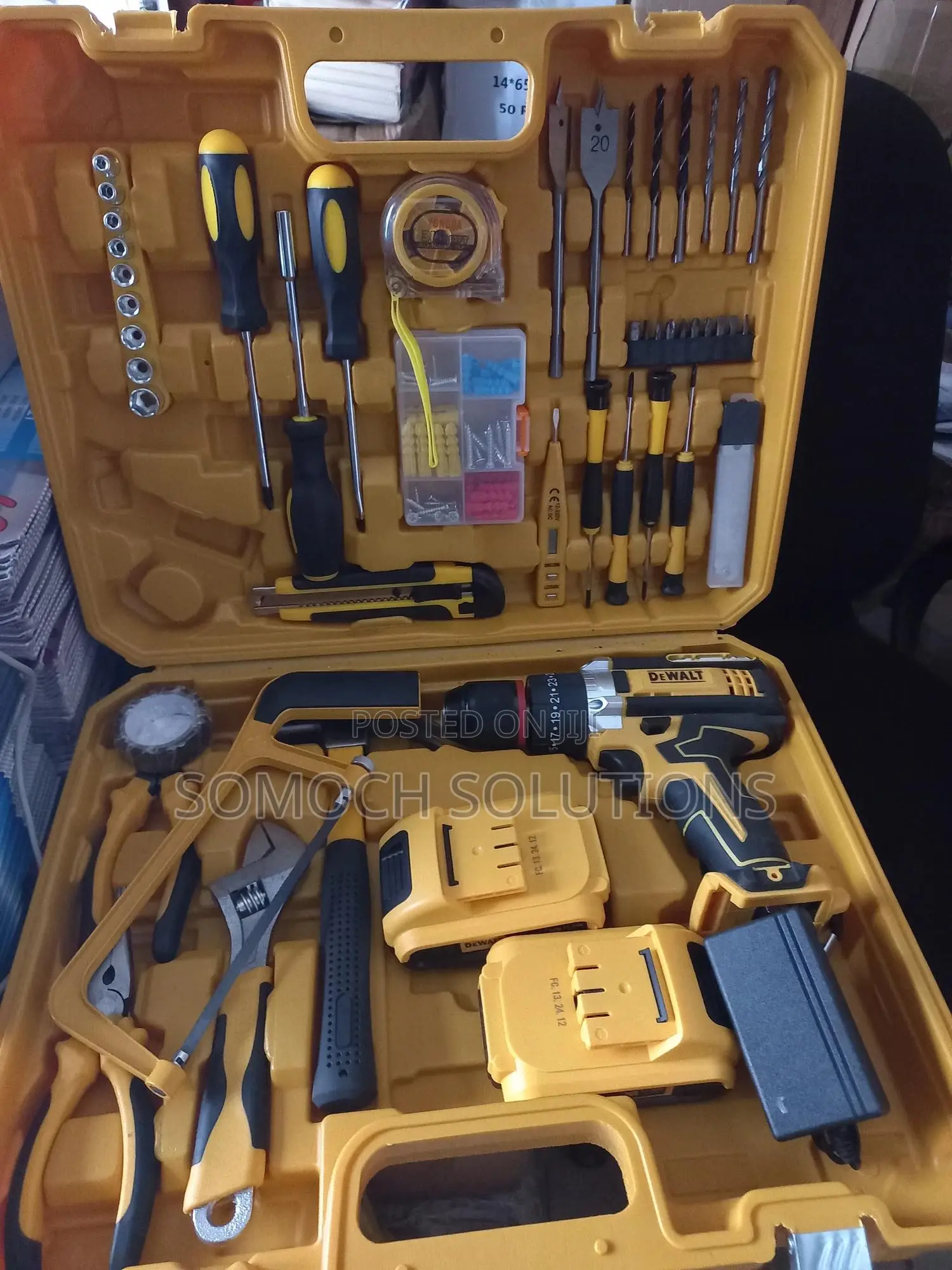 Dewalt Tool Box With Different Tools