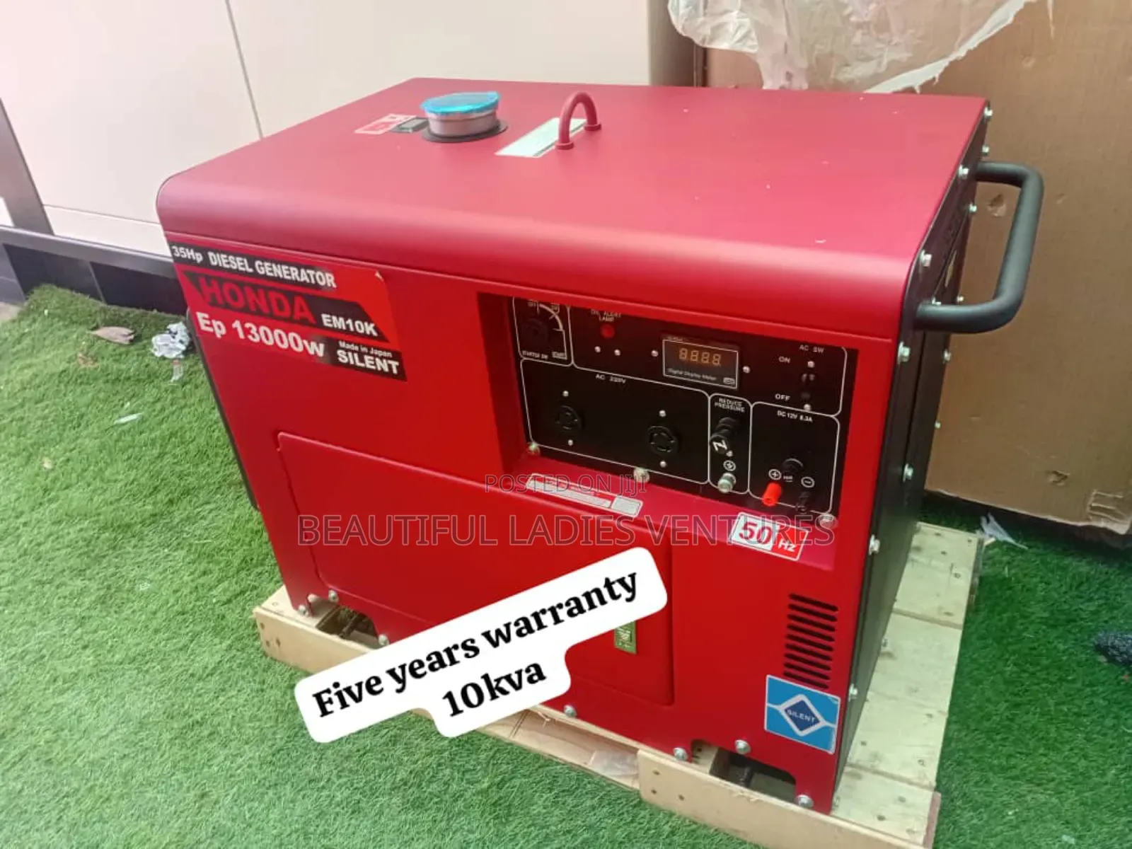 Extended Lifespan 10kva Honda Diesel Generator 10000watts
