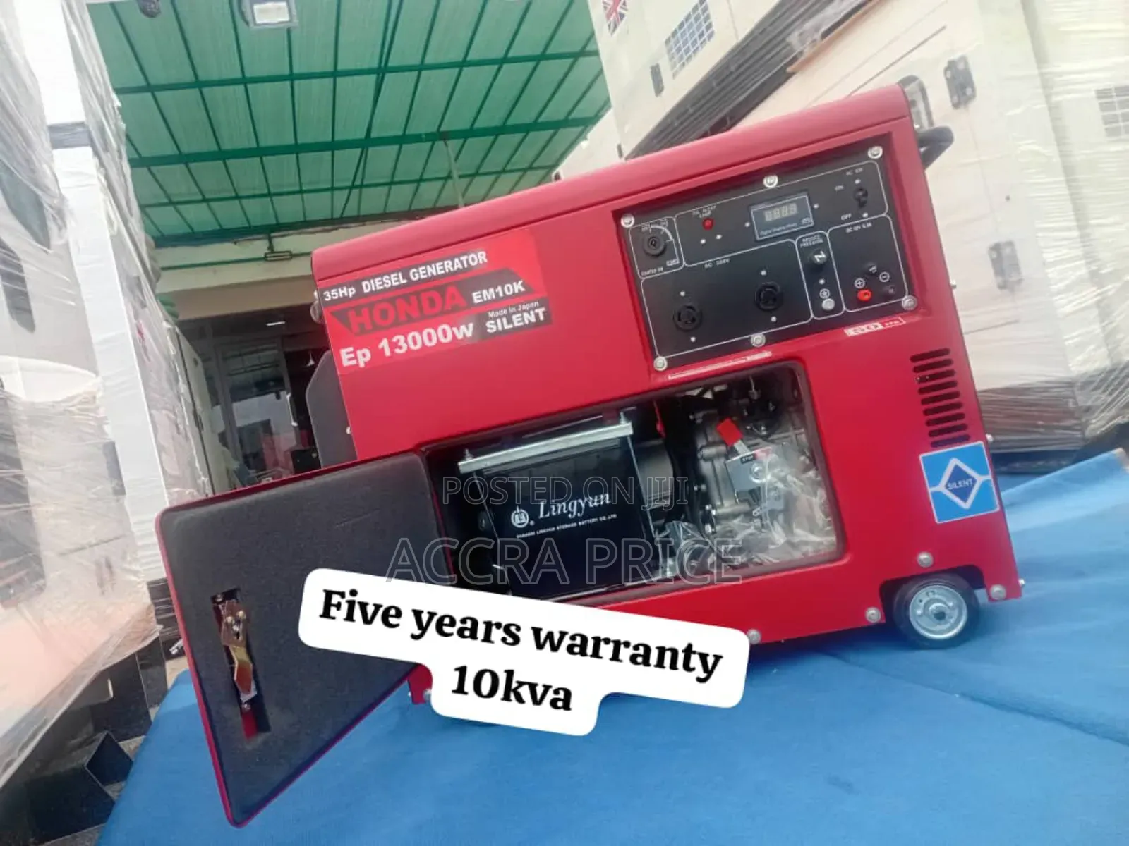 Good Battery 10kva 13000watts Honda Diesel Generator 10kva