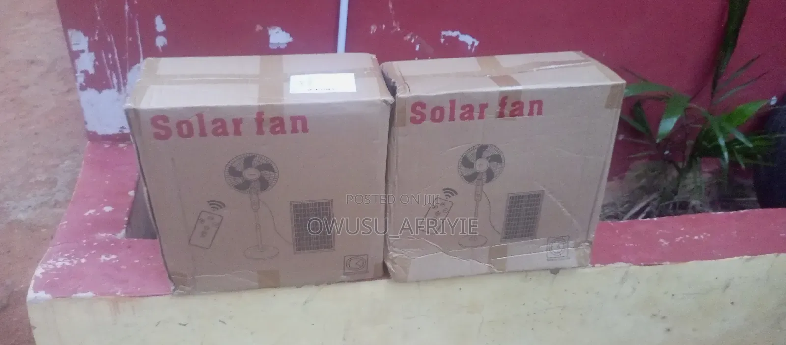 Solar Fans With Panel and Remote Control