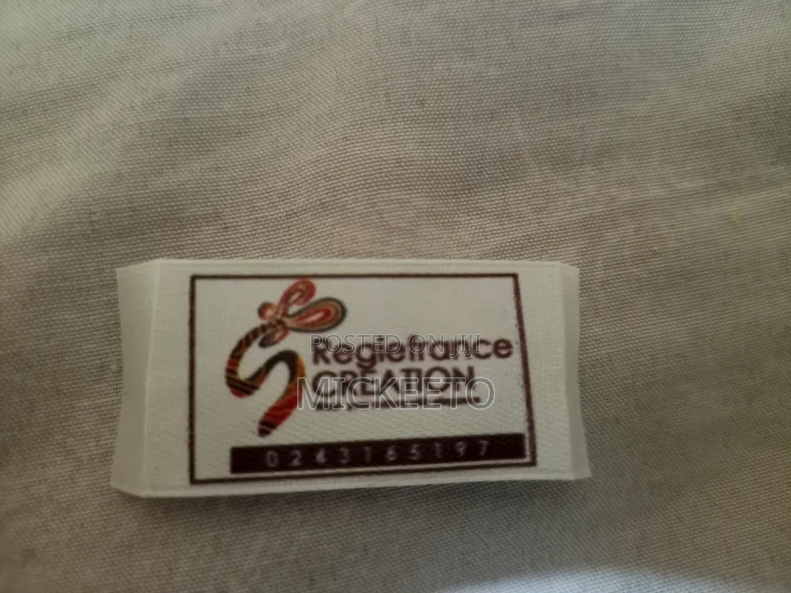 Fabric Label Tag