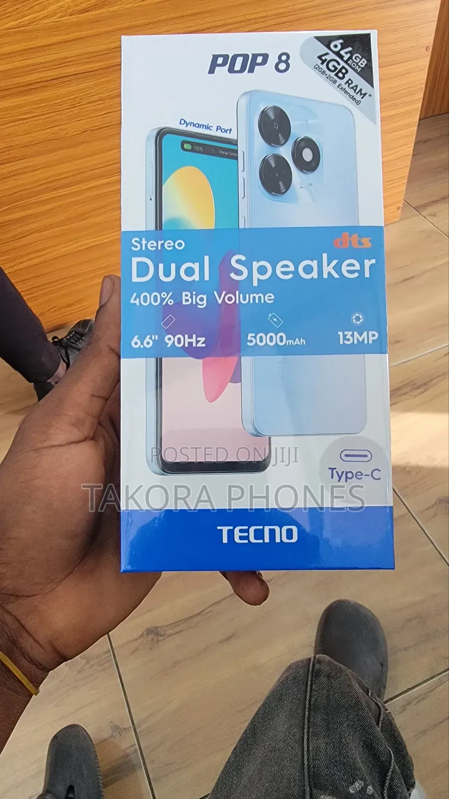 New Tecno Pop 8 64 GB Black