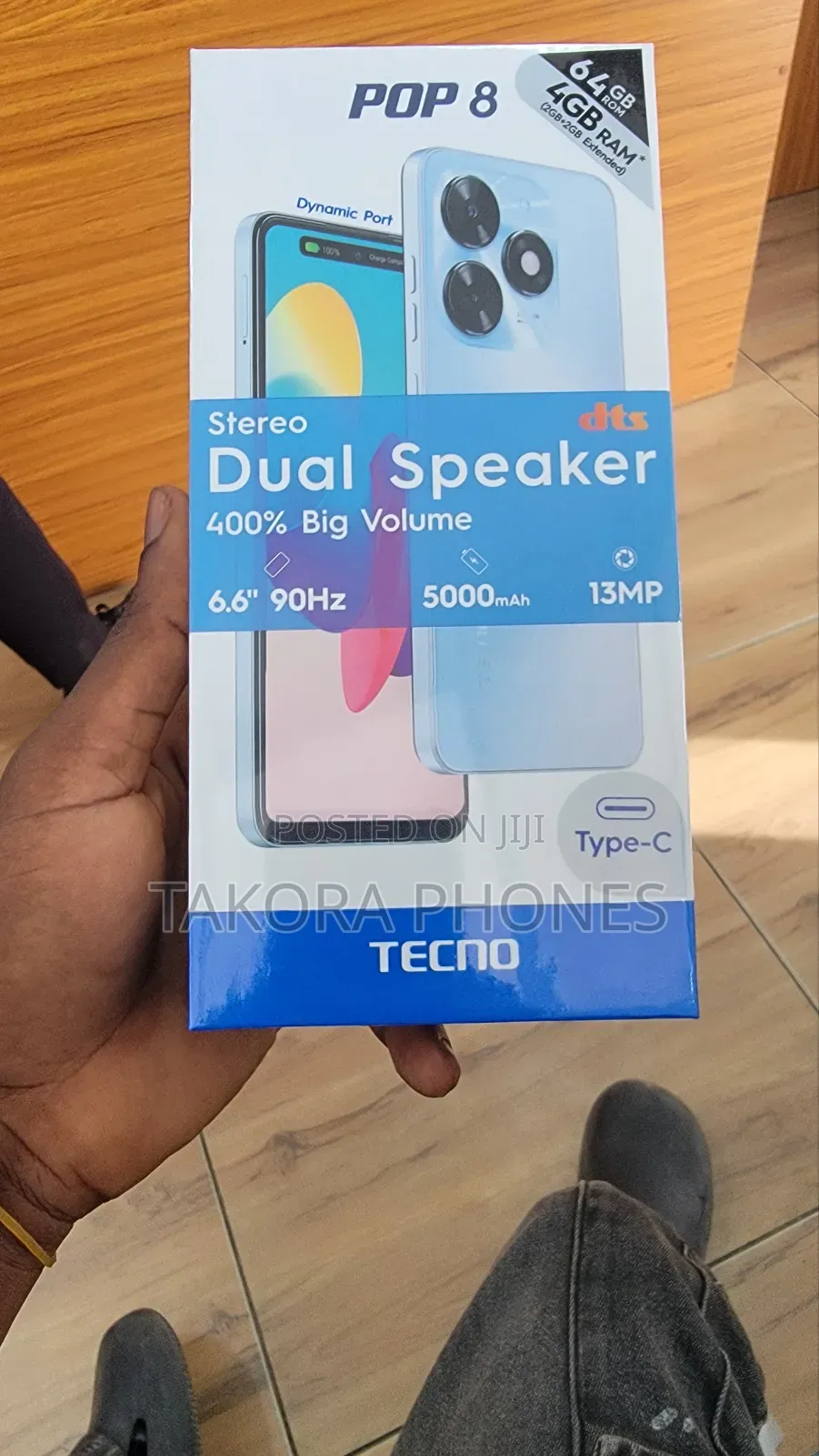 New Tecno Pop 8 64 GB Black