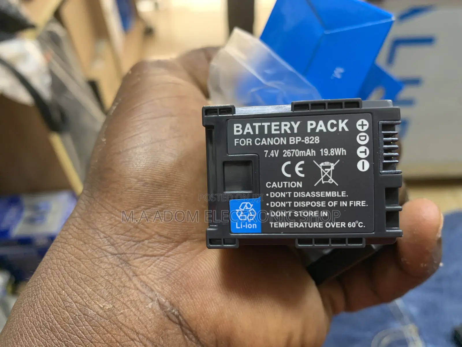 Canon Bp-828 Lithium-Ion Battery Pack (2670mah)